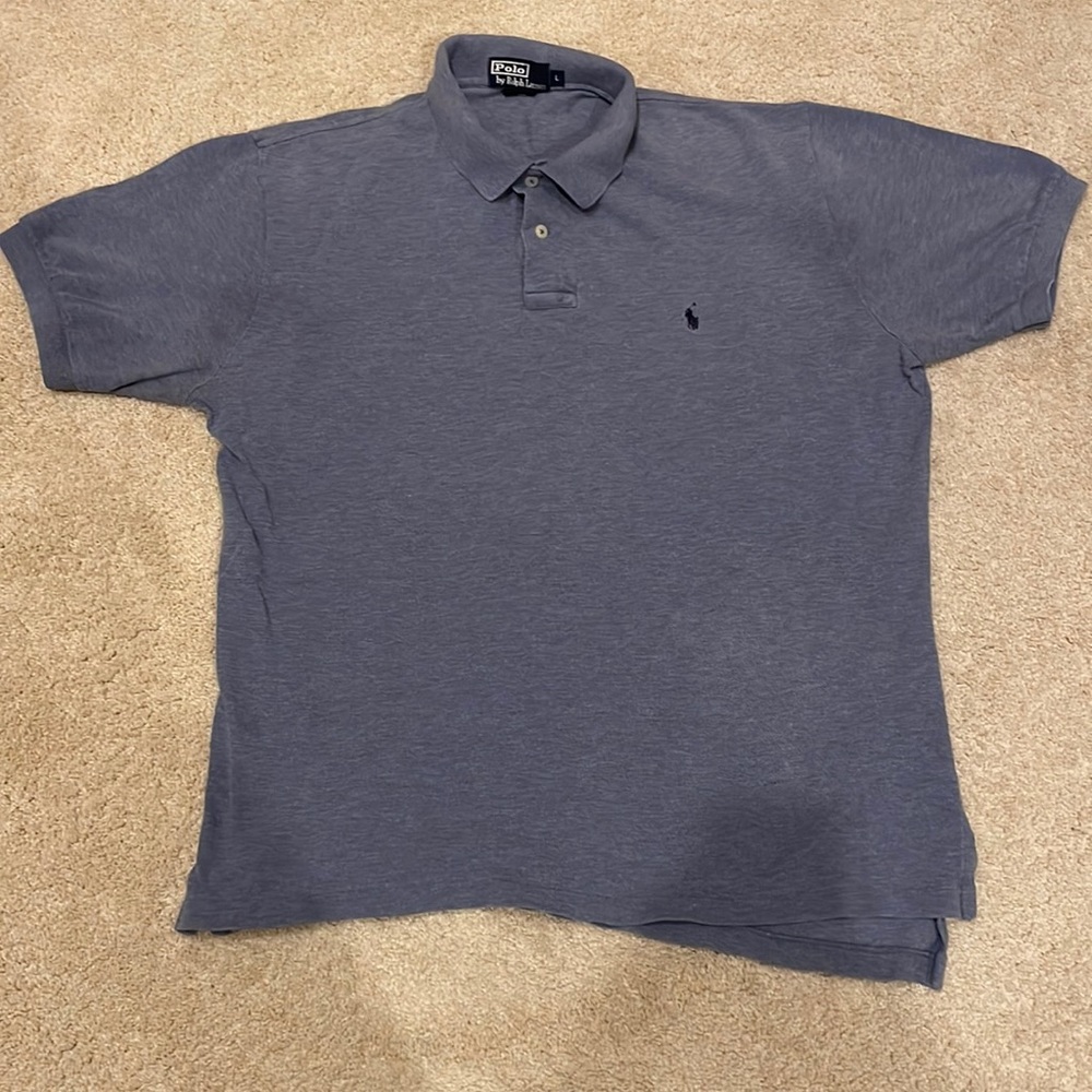 Polo Ralph Lauren shirt, size L, blue color